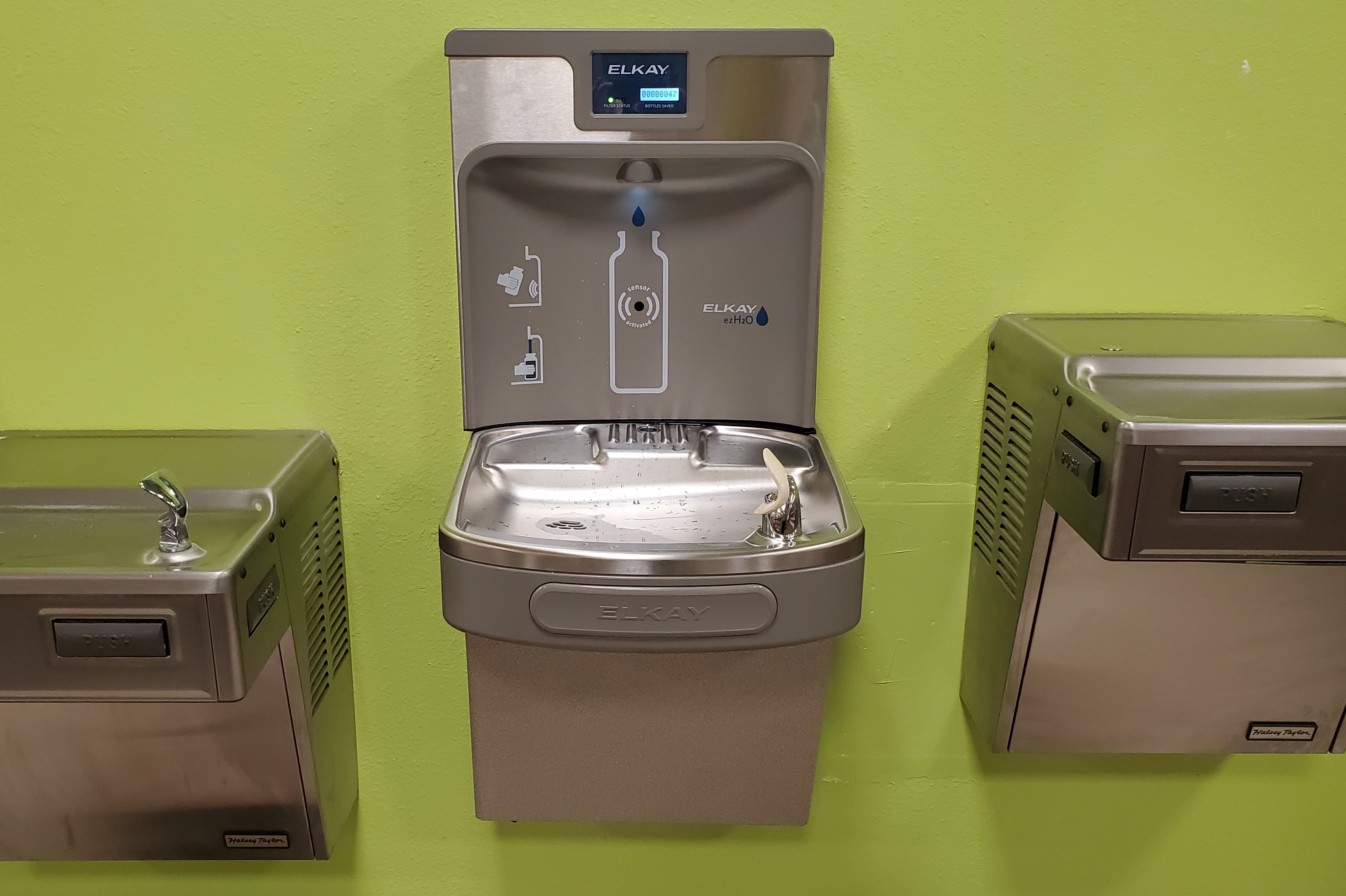 New Water Bottle Filling Station Wichita Falls Public Library.