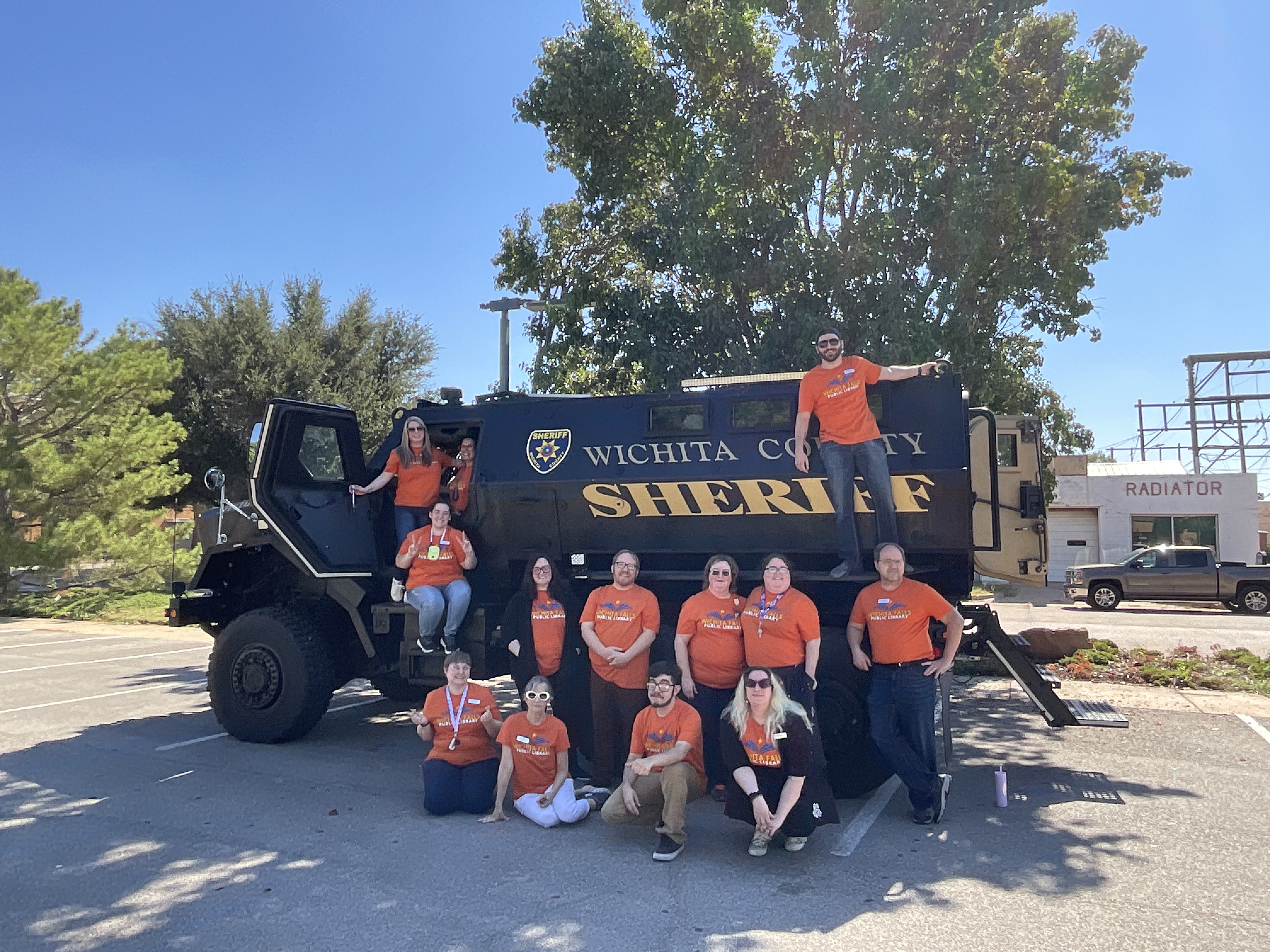 Some library staff members