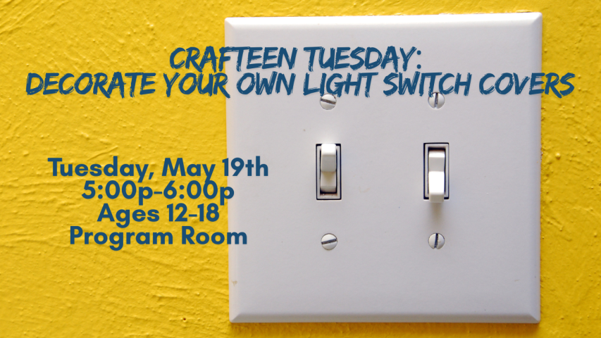 Crafteen Tuesday: Light Switch Cover